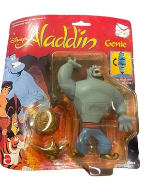 NUEVA Figura de Acción Disney Aladdin Movie Genie 5302 Mattel Arco De Colección 1970 Foto 1 de 4