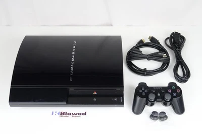 Consola Sony PlayStation 3 PS3 CECHB00 20GB Primer Modelo Negra JUEGO Probado Envío Gratis Foto 1 de 4