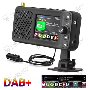 2.4" DAB+ Autoradio Adapter Bluetooth Wireless FM Transmitter EmpfäNger DAB DAB+ - Bild 1 von 16