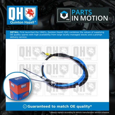 Cabo de freio de mão compatível com FORD ESCORT Mk6 1.8D traseiro 95 a 01 freio de mão estacionamento QH - Imagem 1 de 4