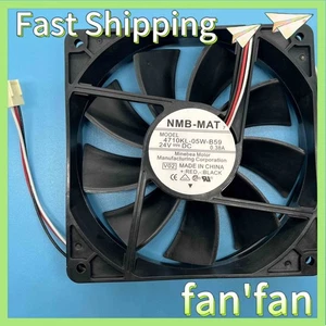 For NMB-MAT 4710KL-05W-B59 Double Ball Cooling Fan 120*120*25mm24VDC 0.38A 3Pin - Picture 1 of 3