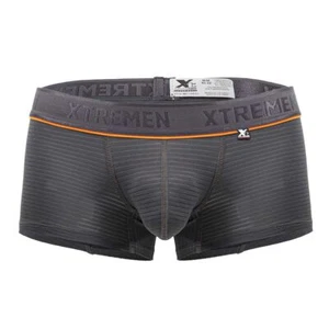 Mens Underwear: Xtremen 91196 Jacquard Trunks - Picture 1 of 6