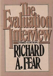 THE EVALUATION INTERVIEW: THIRD EDITION BY RICHARD A. FEAR, 1984 (DUST JACKET) - Picture 1 of 1