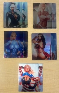 Juego de 10 tarjetas de metal Shikarii Montaje Olympus Patriotika Valkyrie Saviors y OZ - Imagen 1 de 1