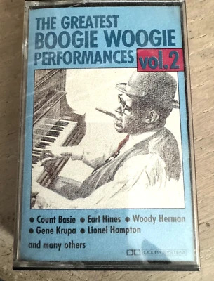 Greatest Boogie Woogie Performances #2 Cassette Count Basie Earl Hines +more FUN Foto 1 de 3