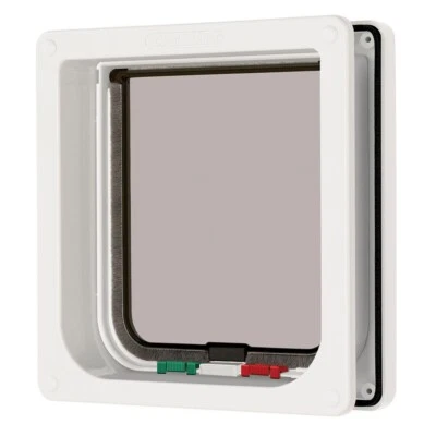 Cat Mate 4-Way Locking Cat Flap with Door Liner - Image 1 of 2