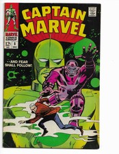 CAPTAIN MARVEL 8 - F/VF 7.0 - "--AND FEAR SHALL FOLLOW!" (1968)