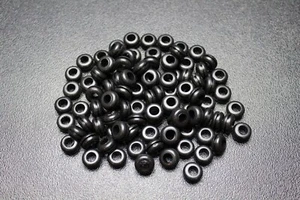 100 PACK 3/8 ID RUBBER GROMMETS FIREWALL HOLE PLUG GASKET WIRE ELECTRICAL RG38 - Picture 1 of 8