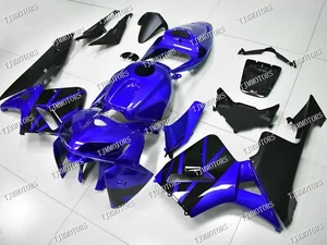 For CBR600RR 05-06 Black Blue ABS Injection Mold Bodywork Fairing Kit Plastic - Picture 1 of 10