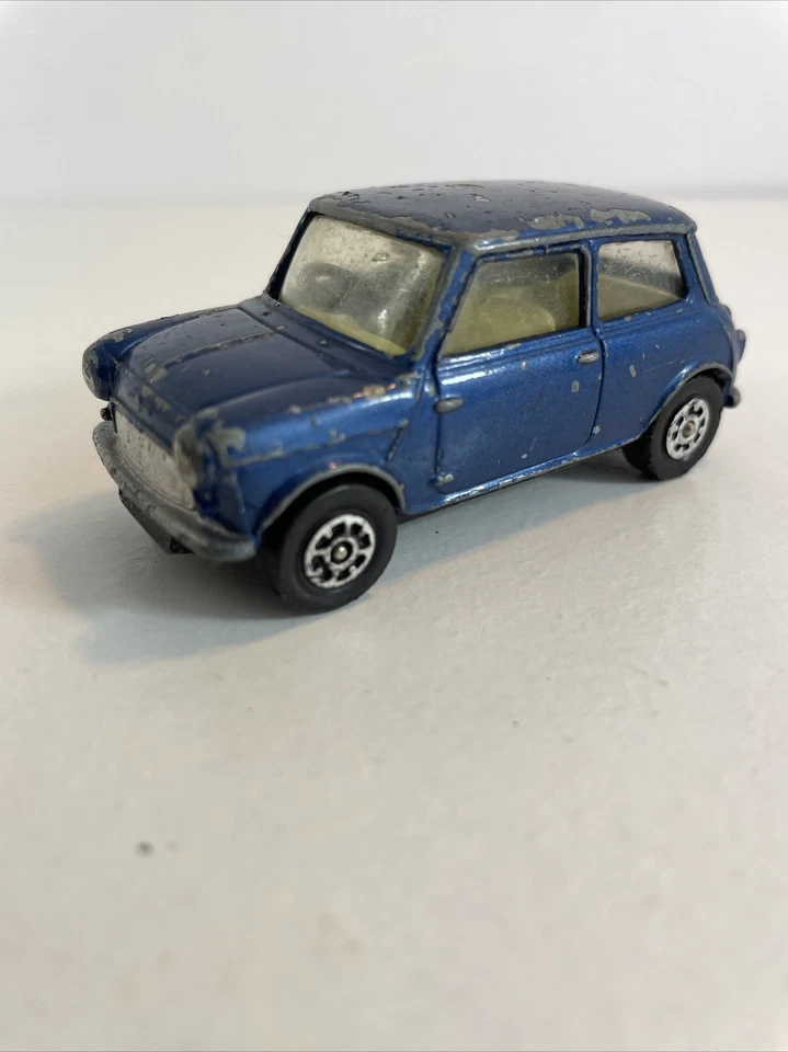 Coche de colección raro Corgi Toys Whizzwheels Morris Mini Minor Miniminor azul 3396/69 Foto 1 de 4