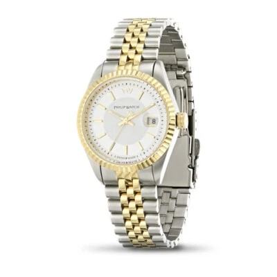 Orologio Philip Watch Caribe R8253107519 Watch Bicolore Oro Donna 31 mm Dorato - Immagine 1 di 2