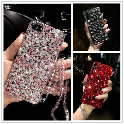 For Samsung Galaxy Case Bling Glitter Diamonds Rhinestones Crystals Phone Cover - Image 1 of 4