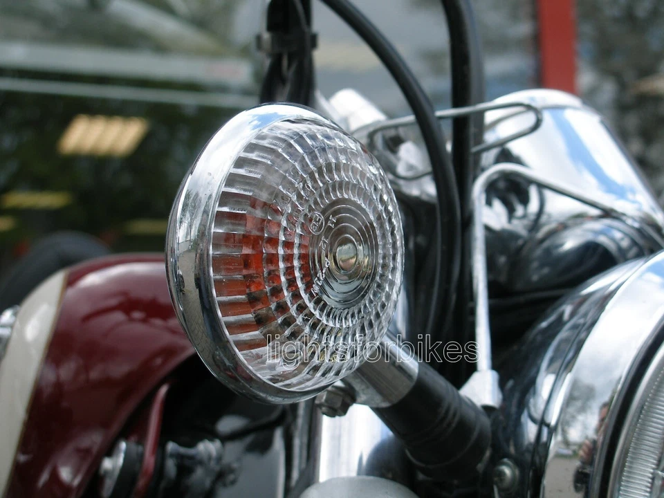 White Indicator Glasses Yamaha V - Max 1200 Clear Signal Lenses Vmx 1200 - Image 1 of 1