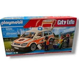 Playmobil 71037 Ambulanza Paramedica Auto Vita di Città 44PZ Luci e Suoni (r15) - Foto 1 di 6
