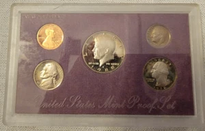 1988-S US Mint Clad Proof Set 5 Gem Coins w/Original Mint Holder-NO Box or COA - Picture 1 of 2