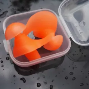 1 par de tapones para los oídos reutilizables para deportes acuáticos niños natación/buceo al aire libre impermeables - Imagen 1 de 65