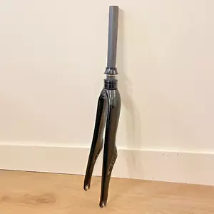 Specialized Zertz Full Carbon 700C Road Fork Black 1 1/8" Fact Rim Brake - Picture 1 of 8