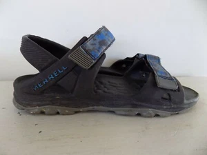 Merrell Youth Hydro Drift Water Shoes Sandals Blue Gray Camo Boys Size 2 - Picture 1 of 6