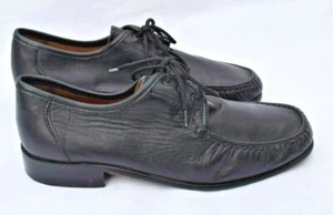 Bulli Pupe Mens Italian Leather Lace Up Shoes Vero Cuoio Macello Size 7 EU39 - Picture 1 of 12