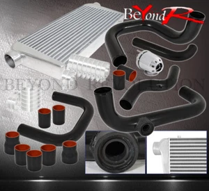 For Honda D/B Series Beaded Flared Piping Kit+Bar & Plate Intercooler+Couplers - Picture 1 of 1