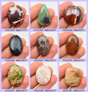 Cabujón artesanal suelto de piedras preciosas naturales - Imagen 1 de 57