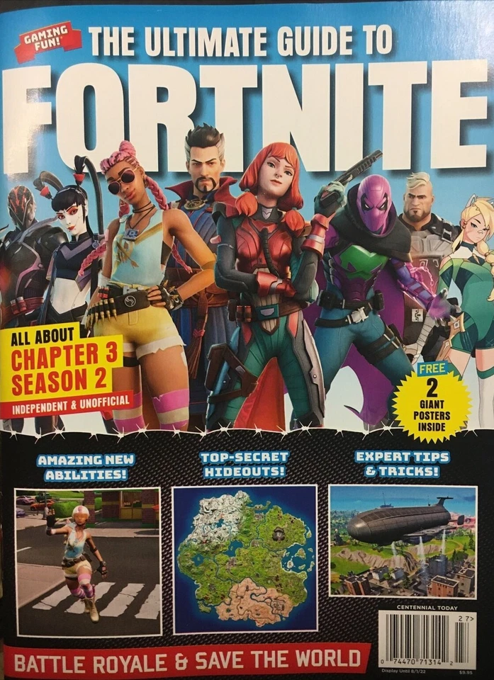 The Ultimate Guide to FORTNITE, Chapter 3 Season 2, magazine w/2 posters, 2022 - Image 1 of 1
