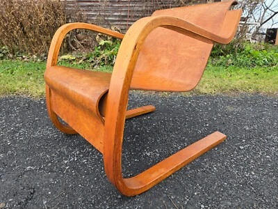 Alvar Aalto,No. 31, early 1930's,bentwood chair,very nice,curly birch - Image 1 of 4