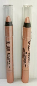 NEW (2) MILANI SHADOW EYEZ Eyeshadow Pencil- 03 Champagne Toast +BONUS Sharpener - Picture 1 of 4