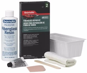 NEW 3M BONDO 420 FIBERGLASS REPAIR COMPLETE KIT 1/2 PINT 3 SQ FEET SALE 6476766 - Foto 1 di 1