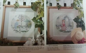 2 Yesterday's Children Memories Splendor OOP Cross Stitch PATTERN (T) - Picture 1 of 3