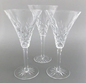 TRES COPAS DE VINO WATERFORD, ""ASHBOURNE"" FIRMADAS 7.75 Y 8 1/4 CRISTAL CORTE IRLANDÉS - Imagen 1 de 6