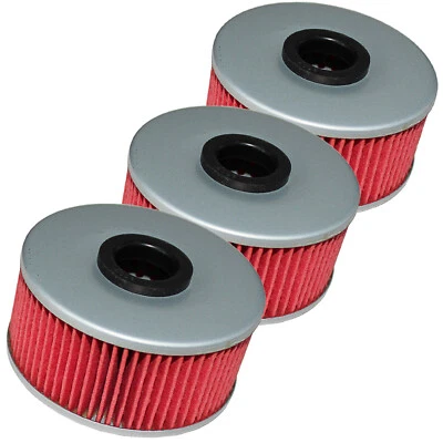 for Yamaha XJ550 XJ650 XJ750 Maxim 1980 1981 1982 1983 Oil Filters 3-Pack - Image 1 of 2