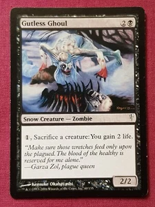 Magic The Gathering COLDSNAP GUTLESS GHOUL black card MTG - Picture 1 of 2