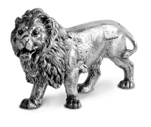 Modelo de león poniente de plata - plata esterlina totalmente marcado - Imagen 1 de 3