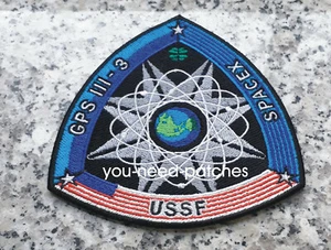 Misión Espacial GPSIII-SVO3 USSF Logo NASA DM-2 Vuelo Tripulado Coser en Parche - Imagen 1 de 1