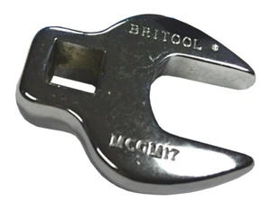 LLAVE DE PIE DE CUERVO BRITOOL HALLMARK MCOM17 3/8 PULGADAS SD MÉTRICA 17 MM MANDÍBULA ABIERTA - Imagen 1 de 1