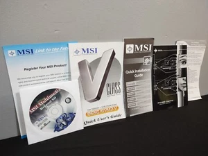 MSI Multimedia Beyond 3D Drivers & Utilities Kit Gaming Software CD Disc mit Dokumenten - Bild 1 von 11