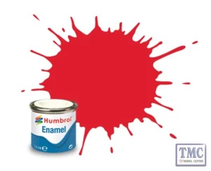 AA0206 Humbrol No 19 Bright Red Gloss Tinlet No 1 (14ml) - Picture 1 of 1