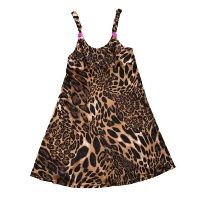 Мини-платье Betsey Johnson Intimates с анималистическим принтом камзол - Изображение 1 из 3