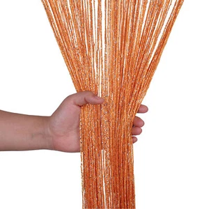 String Curtain Panel Door Fly Screen & Room Divider Window Fringe Curtains - Picture 1 of 48