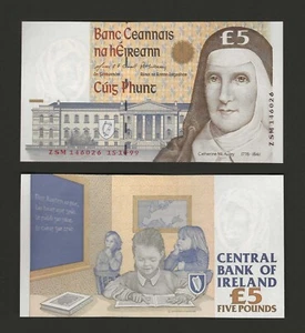 IRELAND 5 Pounds 1999 (15.10.99), P-75b, Sign: O'Connaill + Mullarkey, UNC Grade - Picture 1 of 1