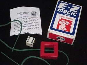 Nu-Die Mystery Magic Trick - Close Up, Dice Penetrates String, Street, Strolling - Picture 1 of 3