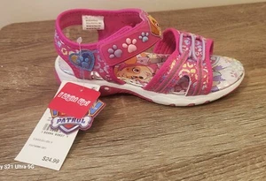 Nickelodeon Paw Patrol-Girl's pink single strap light-up sandals  - Picture 1 of 8