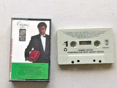 JOHNNY MATHIS CASSETTE  "Chirstmas Eve TESTED - Image 1 of 2