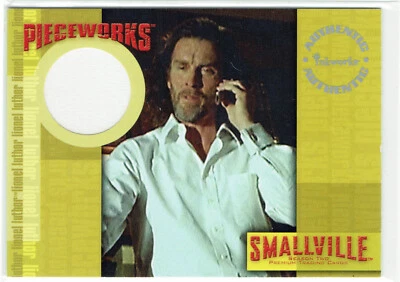 Smallville Season 2 Inkworks 2003 Pieceworks PW7 John Glover as Lionel Luther - Image 1 of 2