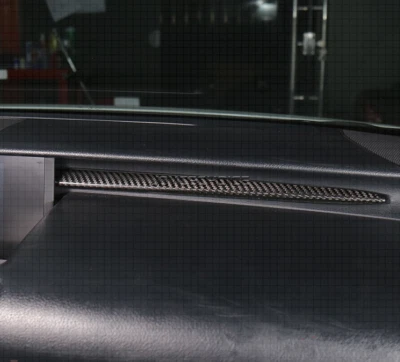 Tapicería del panel del tablero de instrumentos de ventilación de aire de fibra de carbono 2 piezas para Lexus IS250 IS350 2014-2019 Foto 1 de 4