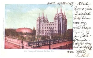 TEMPEL UND TEBERNAKEL, SALZSEESTADT.VTG 1906 POSTKARTE*D12 - Bild 1 von 2