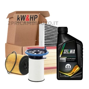 KIT TAGLIANDO PER ALFA ROMEO MITO 1.3 MJT EURO 5 95 CV + 4 LITRI SELENIA WR 5W30 - Imagen 1 de 6