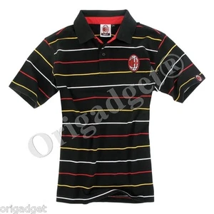 MAGLIETTA MILAN POLO RIGHE COTONE UFFICIALE S - Imagen 1 de 1