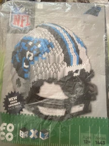 Carolina Panthers FOCO NFL BRXLZ Team Helmet 3-D Construction Block Set - Picture 1 of 2
